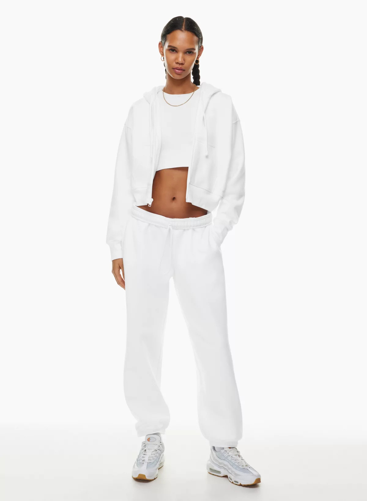 COZY FLEECE BOYFRIEND BOXY ZIP HOODIE | Aritzia