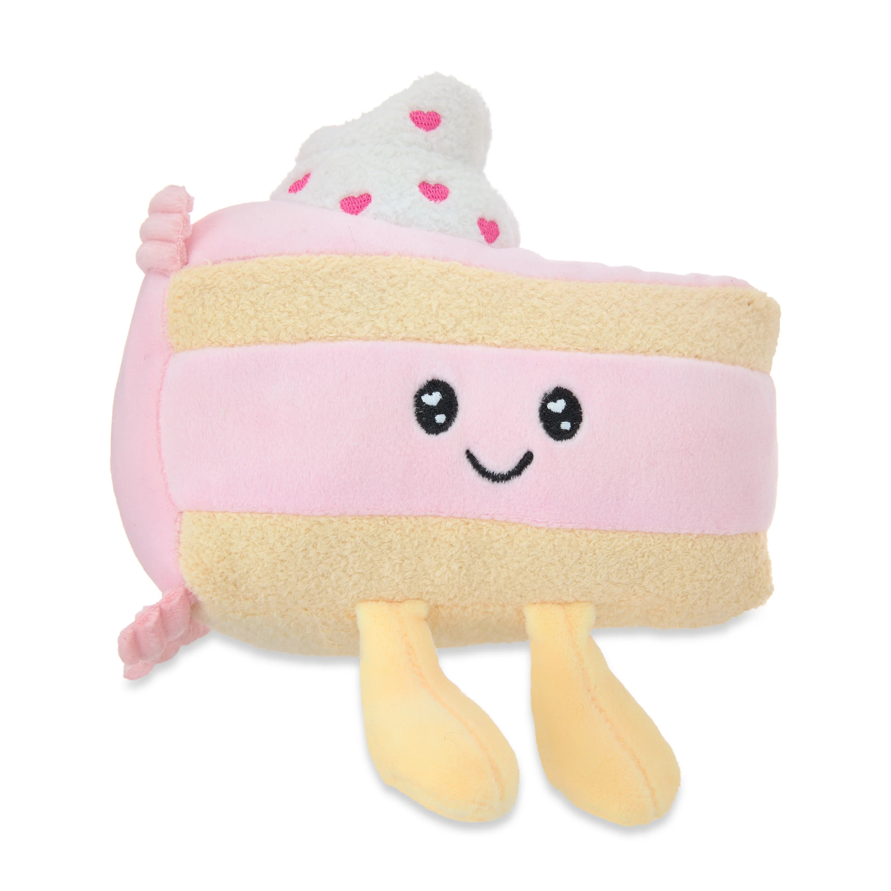 Small Strawberry Cake Plush, Pink, 6.5", Valentine's Day by Way To Celebrate | Walmart (US)
