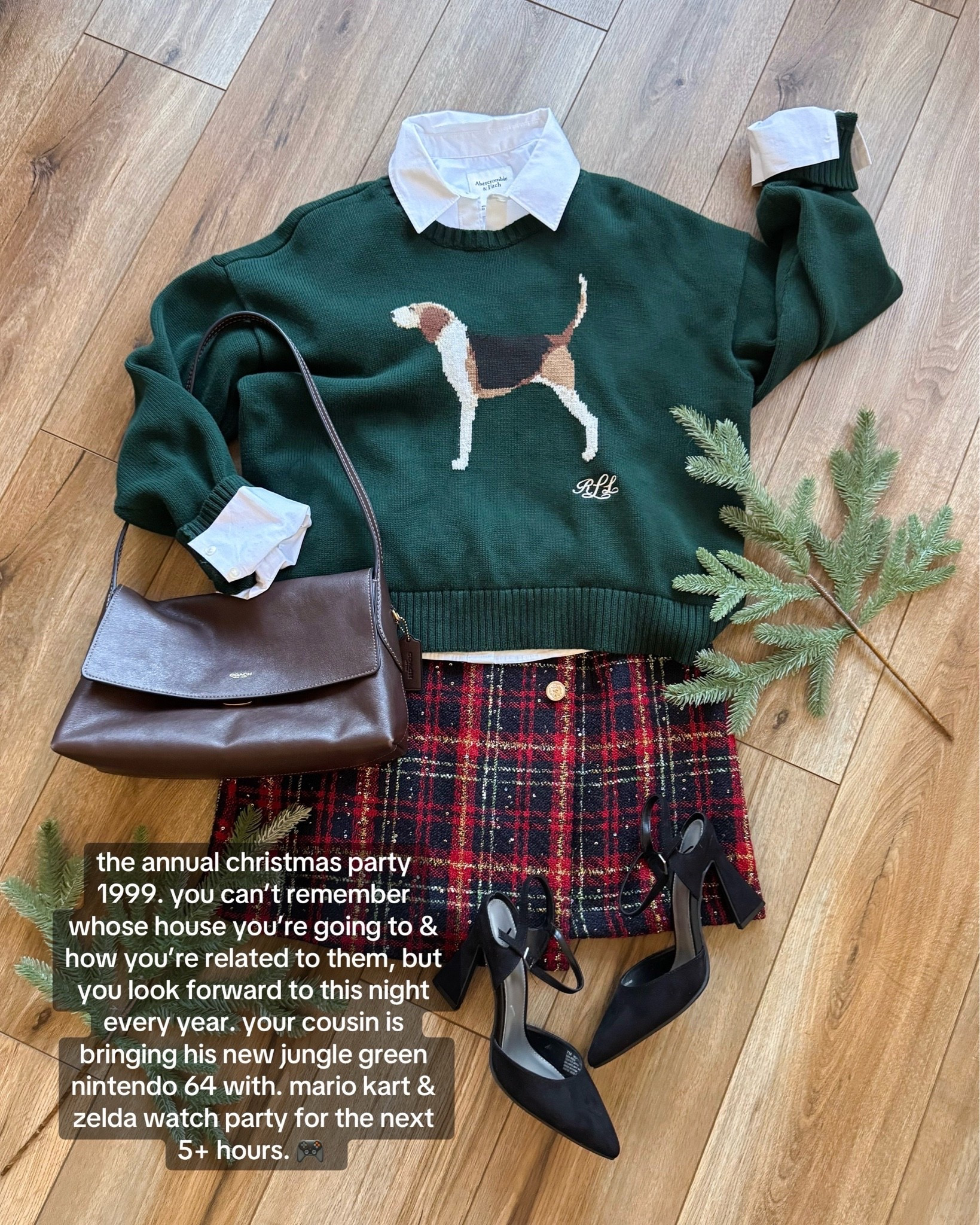 90s christmas inspired outfits