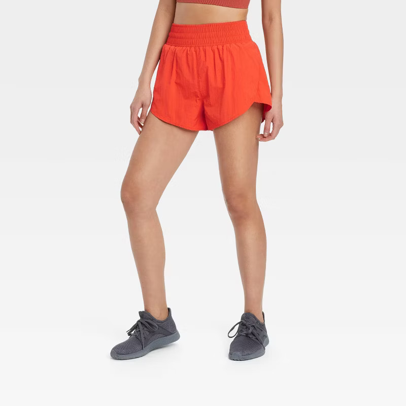 Women's Crinkle Tulip Run Shorts 3" - All in Motion™ | Target