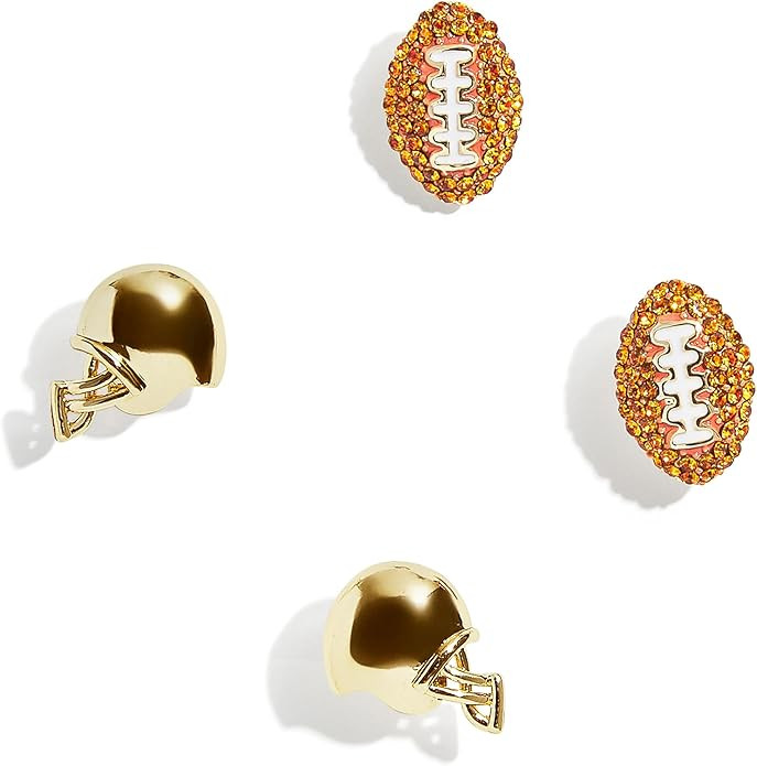 BaubleBar Sport-Themed Statement Earrings, Novelty Stud Earrings for Women, Costume Jewelry | Amazon (US)