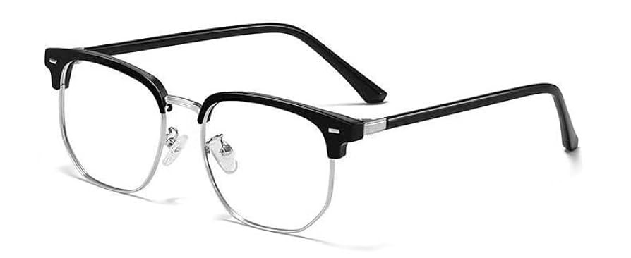 Blue Light Blocking Reading Glasses Fatigue Relieve Computer Readers HD Eyewear Flat Light Mirror... | Amazon (US)
