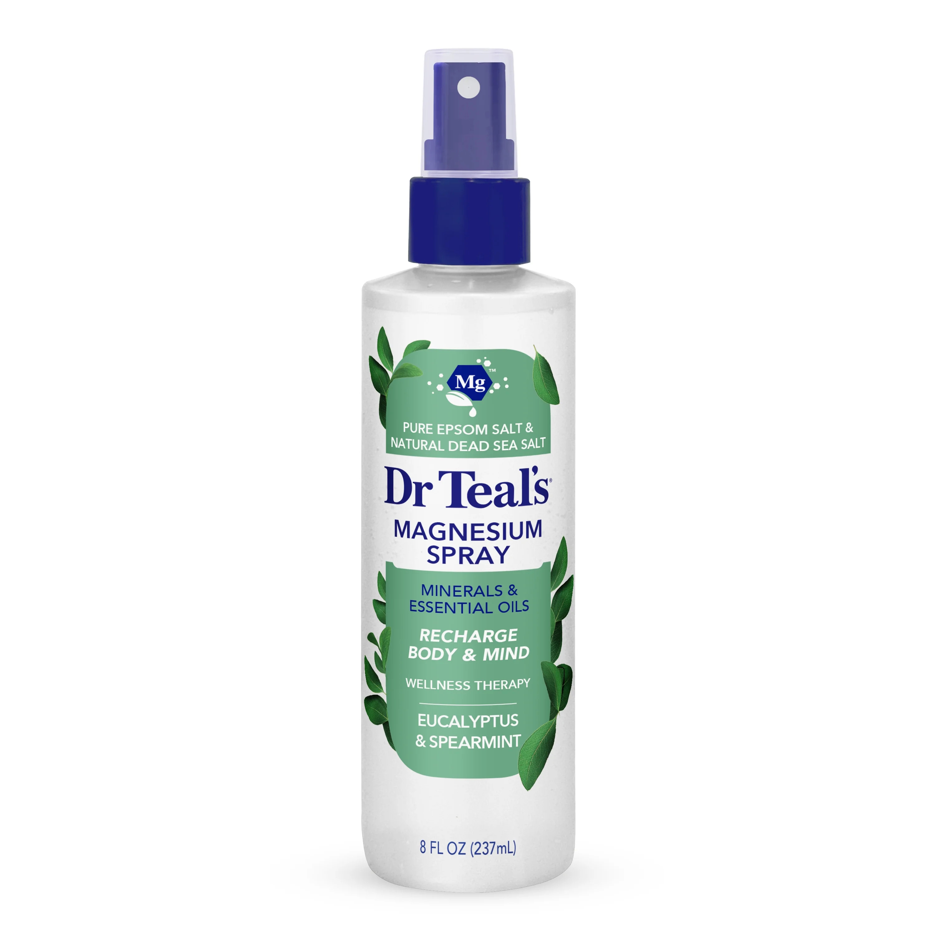 Dr Teal's Relax & Relief Magnesium Spray with Eucalyptus & Spearmint Essential Oils, 8 fl oz | Walmart (US)