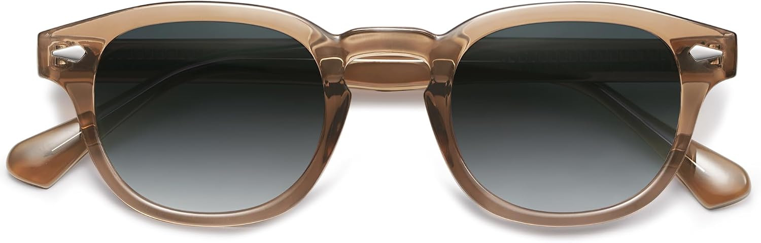 SOJOS Retro Small Round Sunglasses for Men Women Trendy Circle Style UV400 Lenses Unisex Sun Glasses SJ2251 | Amazon (US)