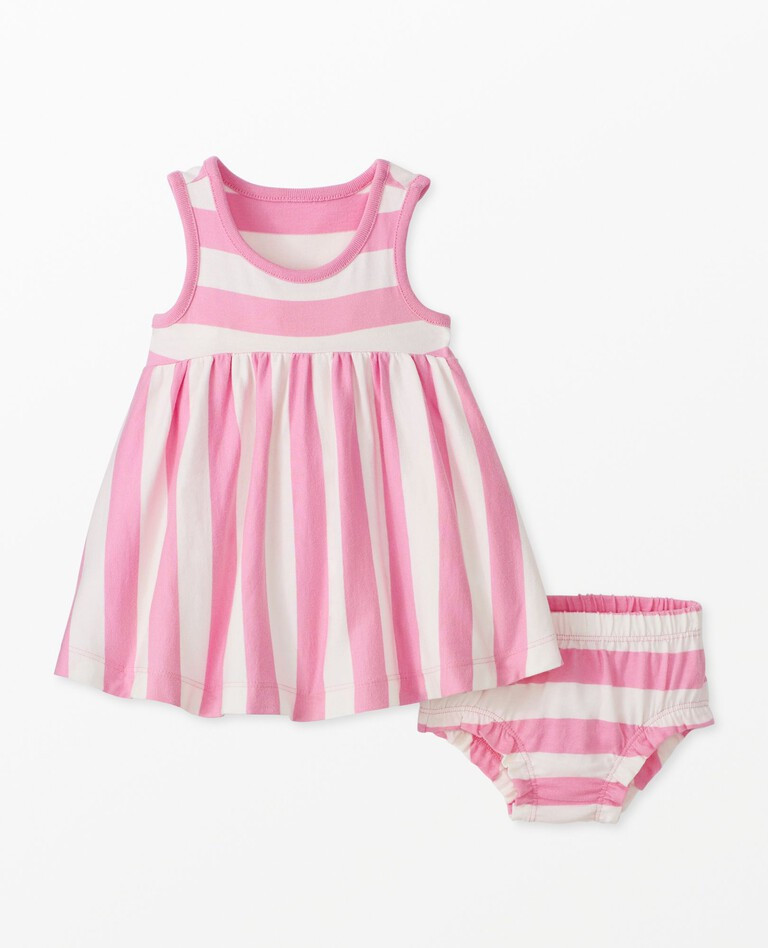 Baby Striped Dress & Bloomer Set | Hanna Andersson