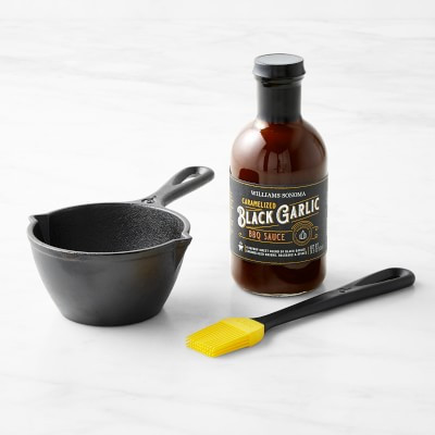 Lodge Basting Pot and Barbeque Sauce Set | Williams-Sonoma