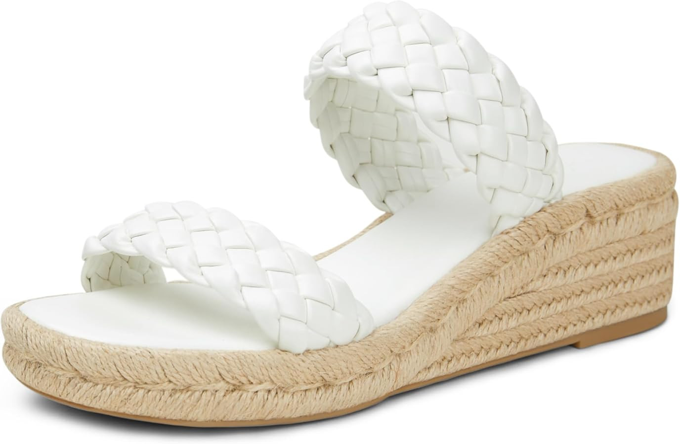 Arromic Women's Platform Wedge Sandals Braided Strap Slide Sandals for Women Casual Slip on Platf... | Amazon (US)
