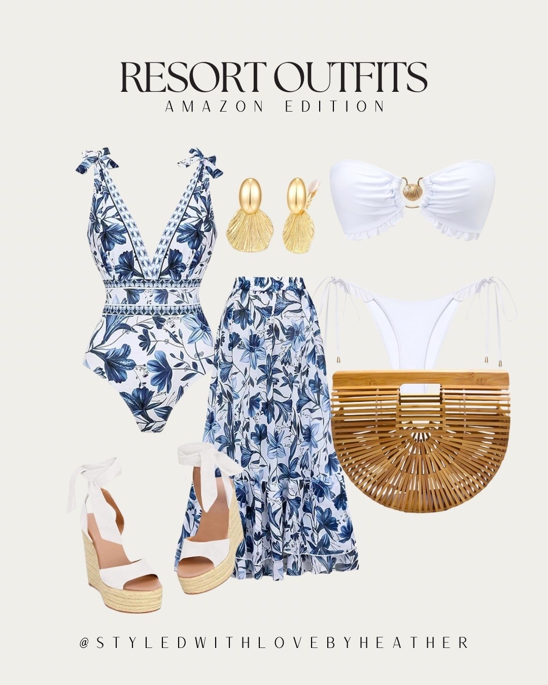 The prettiest blue floral set for your next beach getaway. Feminine, flattering, and perfect for everything from poolside lounging to sunset dinners. 🌊

#LTKsummer #LTKbeauty #LTKswimwear