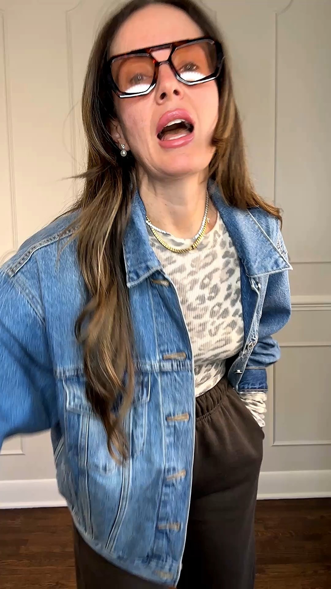 The ultimate cool girl on the go look!
Pants: XS
Denim jacket: M
Top: S

#LTKstyletip #LTKsale