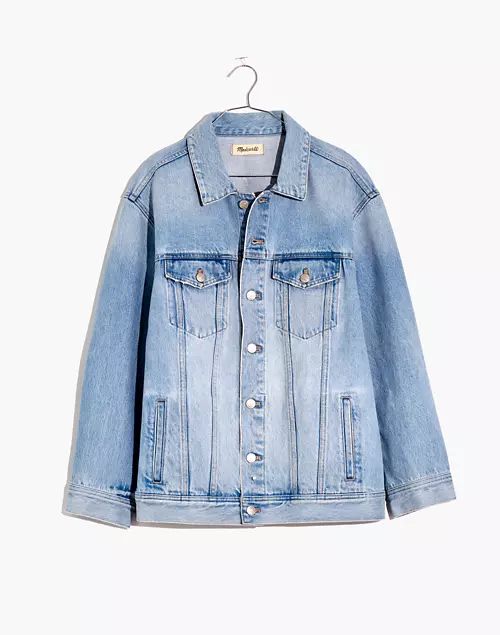 The Oversized Trucker Jean Jacket in Whitmore Wash | Madewell