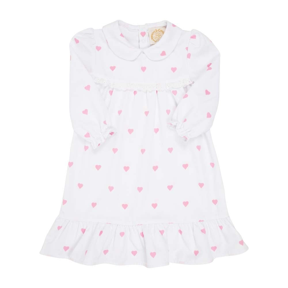 Goldie Locks Gown - Hamptons Hot Pink Heart Eyes | The Beaufort Bonnet Company