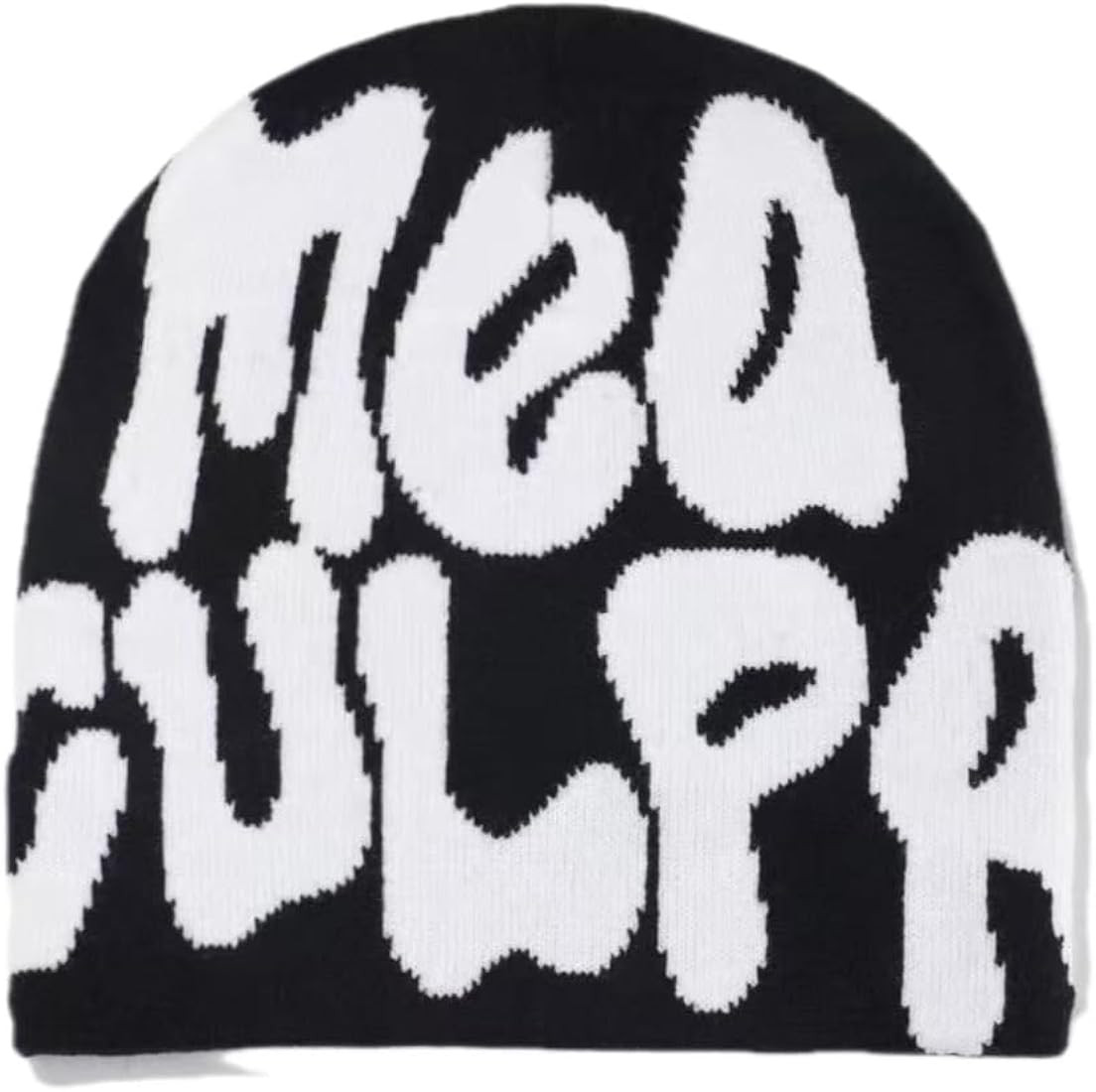 Y2K Beanie Hat Streetwear MEA Design Hats for Women Men Teenagers | Amazon (US)