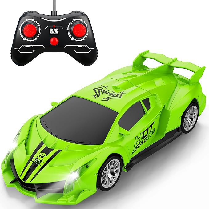 Remote Control Car, 2.4Ghz 1/18 Scale Model Racing Car Toys, RC Car for Kids and Boys with Cool L... | Amazon (US)