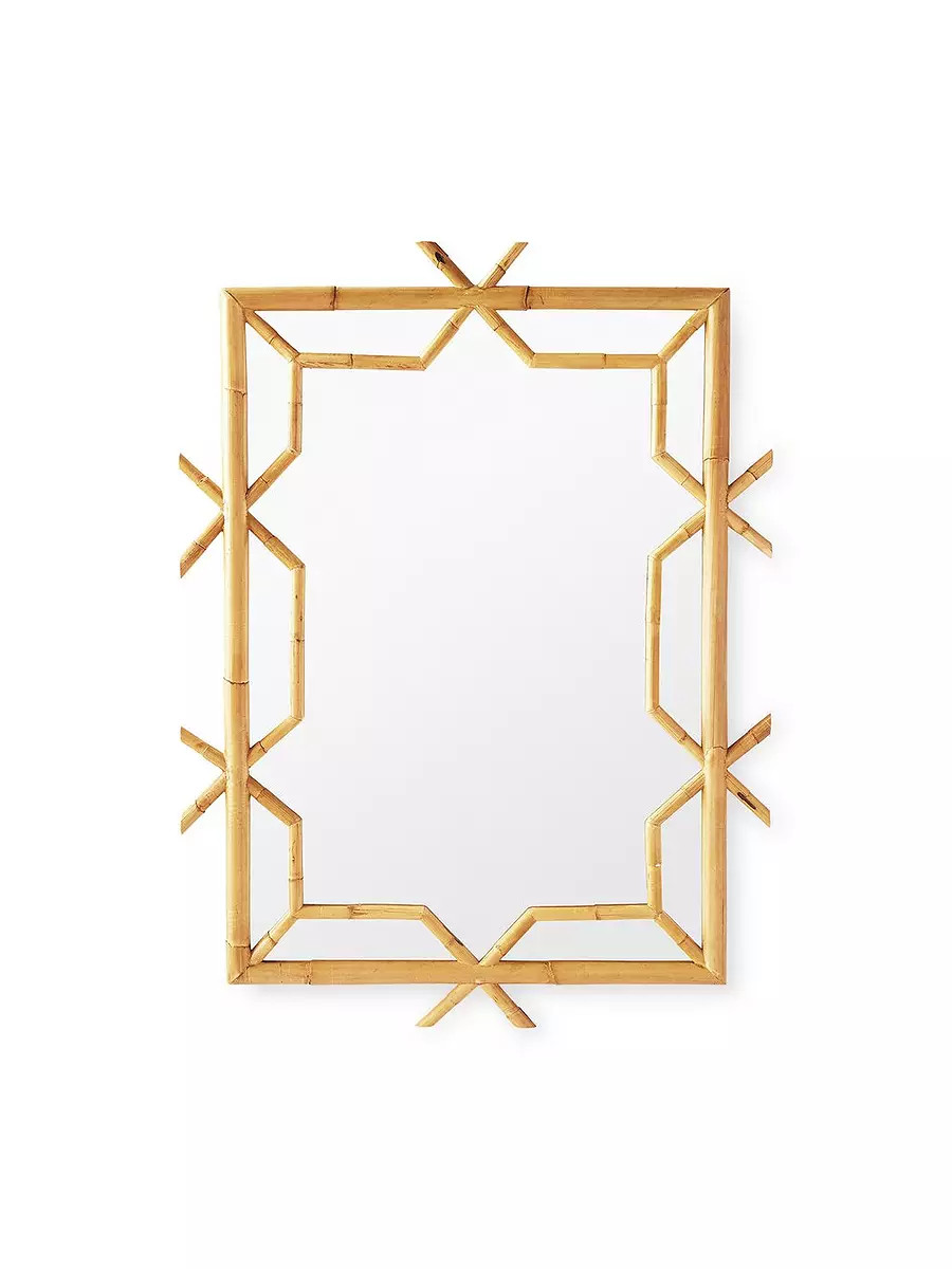 Lanai Rattan Mirror | Serena and Lily