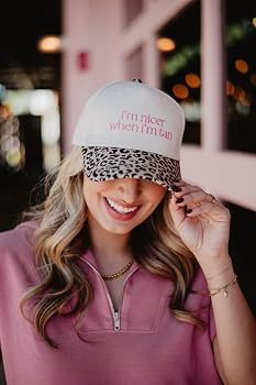 KATYDID I\u2019m Nicer When I\u2019m Tan Vintage Hat - Two-Toned Trucker Hat - Embroidered Vintag... | Amazon (US)
