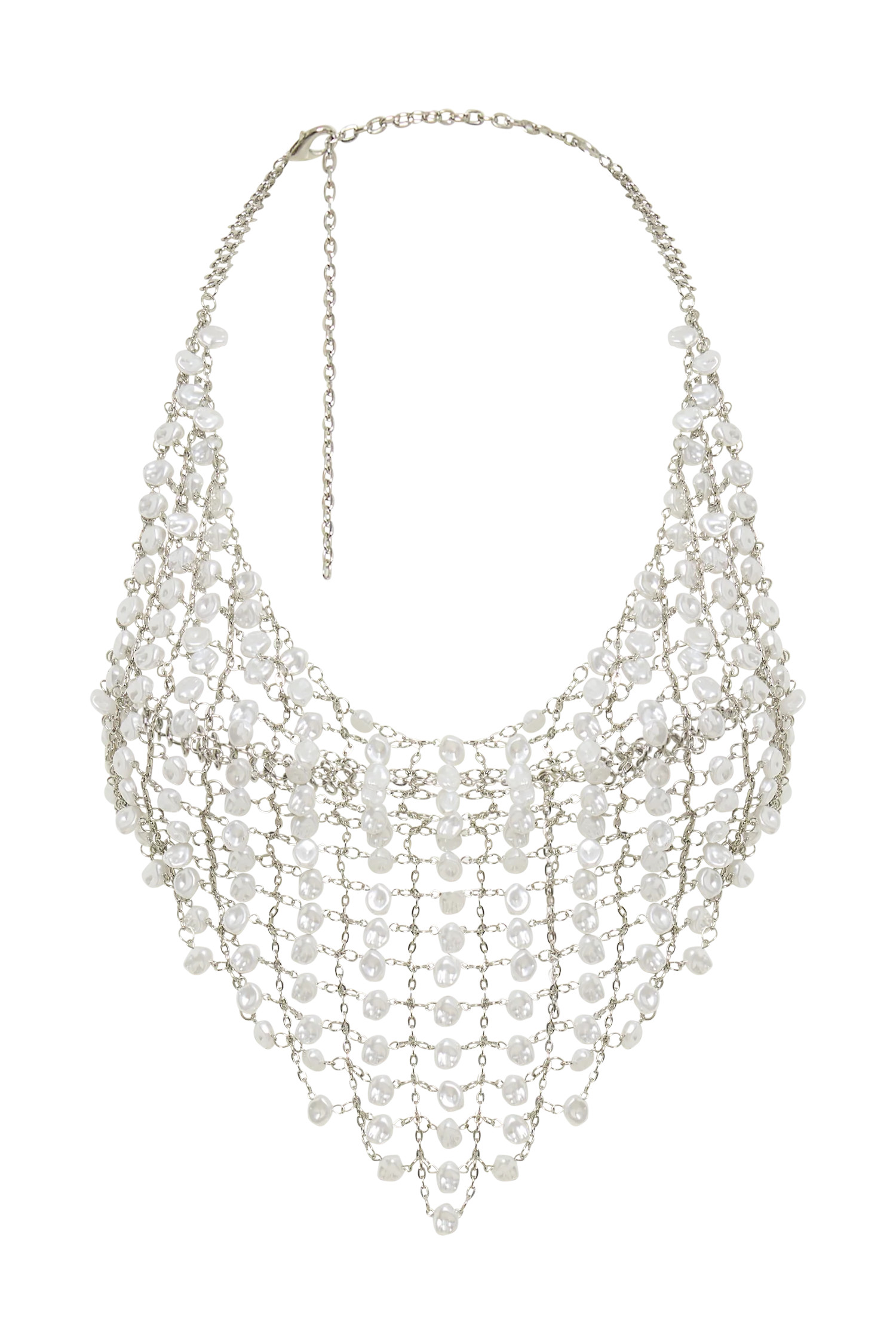 Gretchen Pearl Halter Top - Pearl | MESHKI US