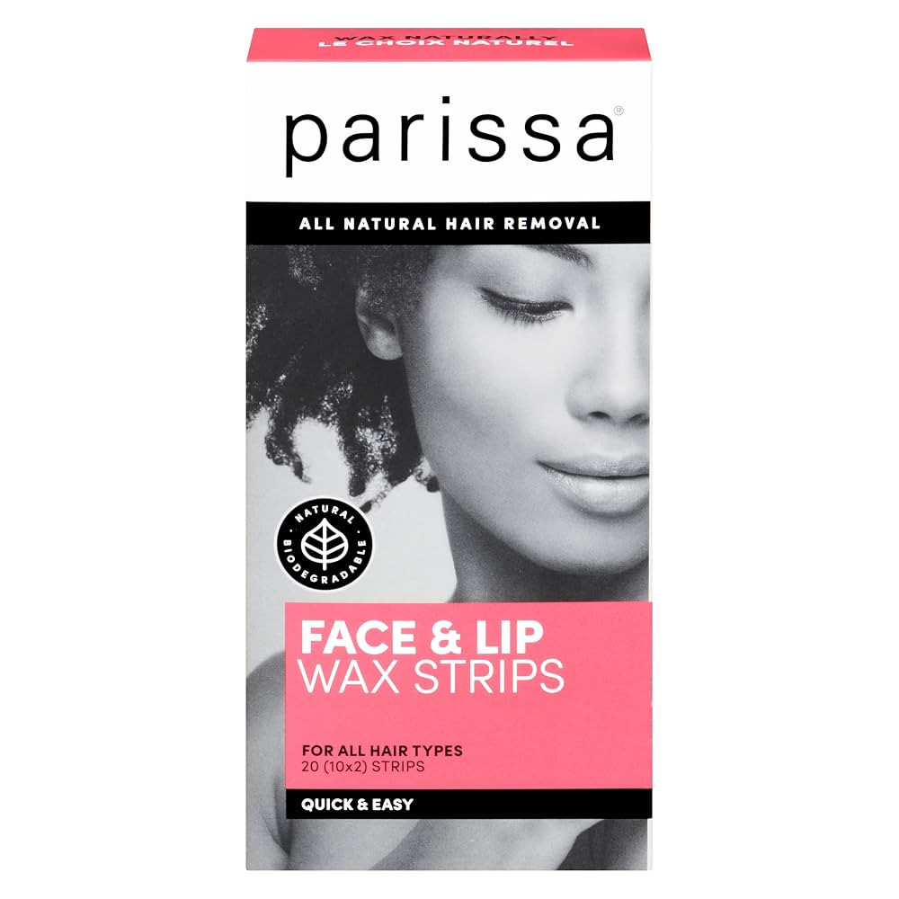Parissa Face & Lips Wax Strips Kit for Facial Hair Removal, At-Home Waxing Kit with Ready-to-Use ... | Amazon (US)