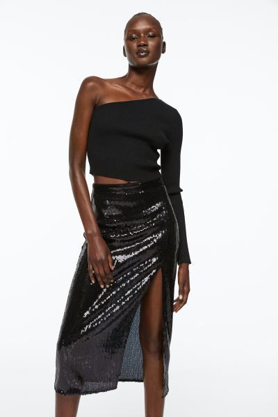 Sequined skirt | H&M (UK, MY, IN, SG, PH, TW, HK)