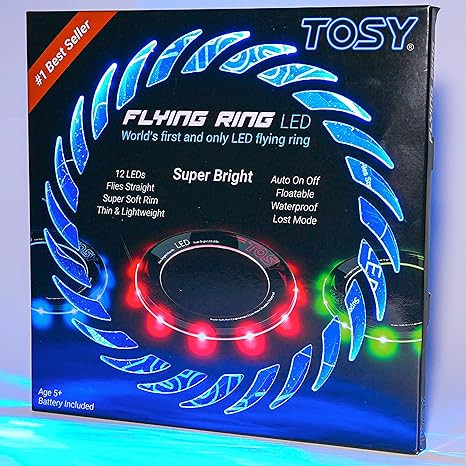 TOSY Flying Ring - 16 Million Color RGB or 12 LEDs, Super Bright, Lost Mode, Auto Light Up, Safe ... | Amazon (US)