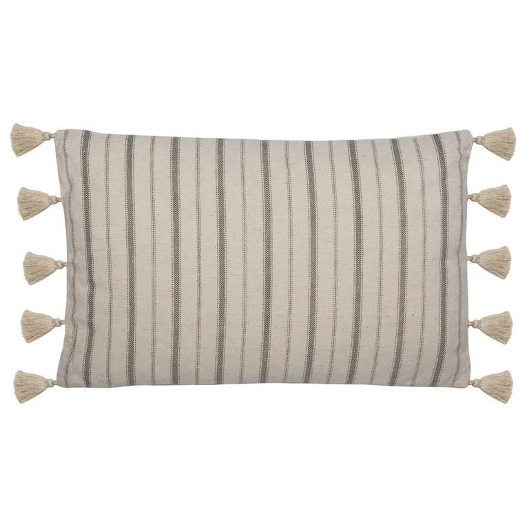 SAFAVIEH Marcen Pillow Grey / Beige | Walmart (US)