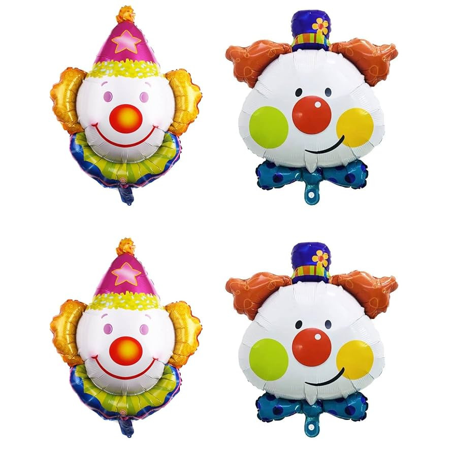 Clown Balloons for Birthday Wedding Baby Shower Christmas Holiday Hawaiian Party Decoration Suppl... | Amazon (US)