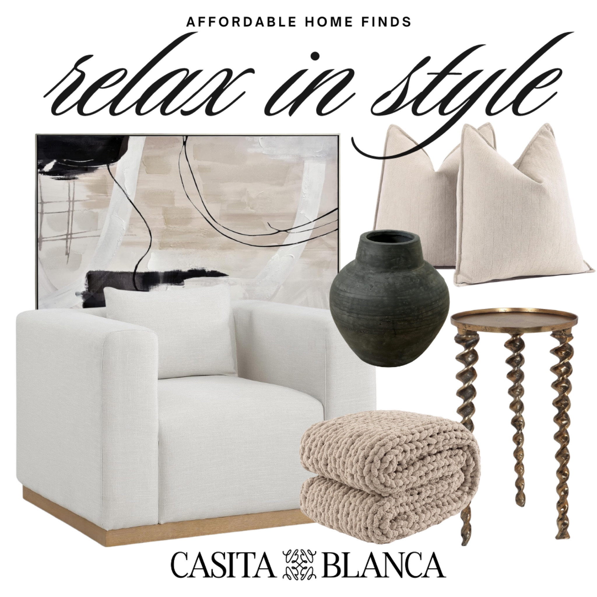 Sharing a sitting area curation that I fell in love with! This makes me want to curl up with a glass of wine! 

#LTKStyleTip #LTKFindsUnder100 #LTKHome