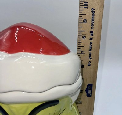 Dr. Seuss The Grinch Ceramic Cookie Jar 65th Anniversary, 9 Inches Tall | eBay US