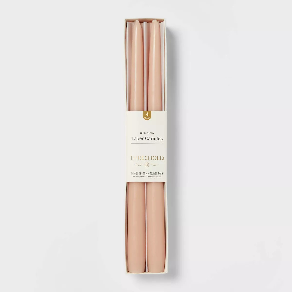 4pk Taper Candle Set - Threshold™ | Target