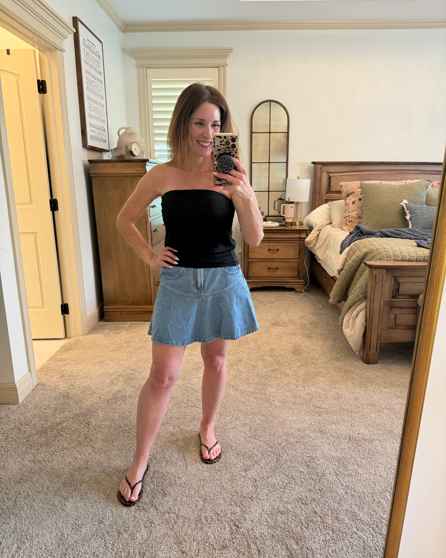 Simple summer looks are my favorite. ☀️🖤

This little denim skort and black tube top combo is comfortable, flattering, and so easy to throw on for date night, errands, or a casual summer evening.

I’ve linked everything I’m wearing over on my LTK so you can shop the look if you love it too! 🤍

What’s your go-to summer outfit:
☀️ Denim shorts
👗 Sundress
👖 Jeans & a tank
💙 Skort

Tell me below! 👇

#LTKootd #LTKdayinmylife #LTKOver40
