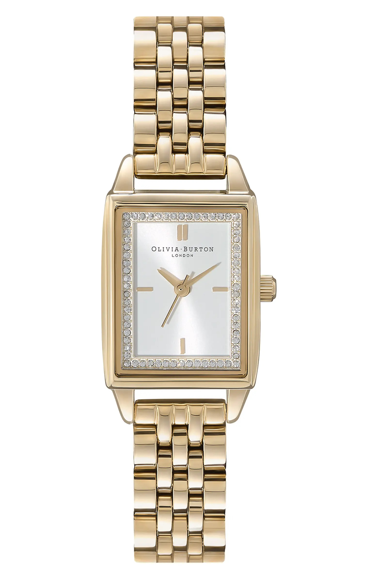 Olivia Burton Classics Rectangular Bracelet Watch, 20mm | Nordstrom | Nordstrom