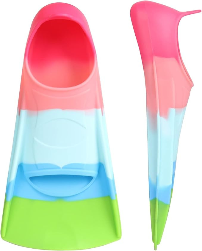 Gintenco Swim Fins, Kids Swim Training Fins for Lap Swimming, Travel Size Flippers with Mesh Bag,... | Amazon (US)