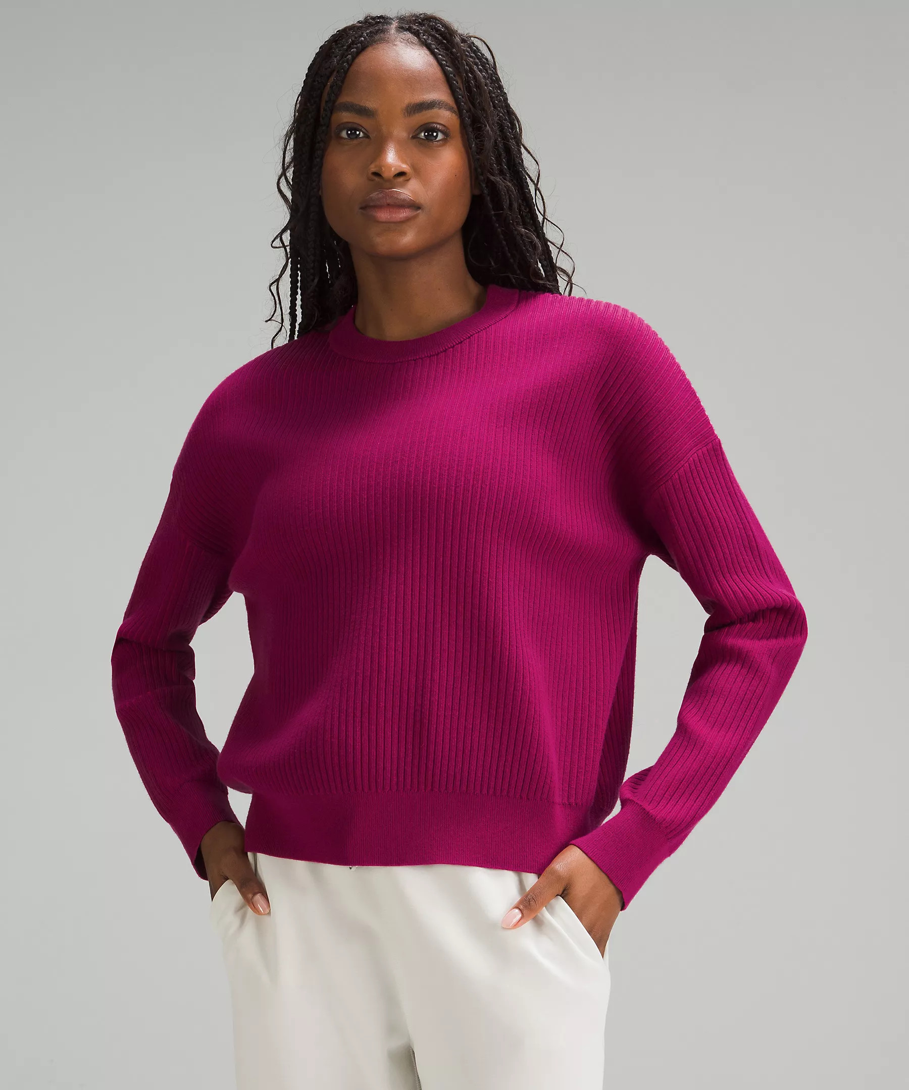 Cotton-Blend Ribbed Sweater | Lululemon (US)