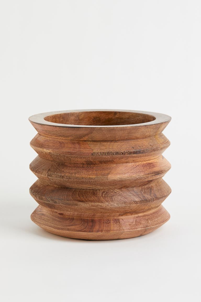 Mango Wood Plant Pot | H&M (US)