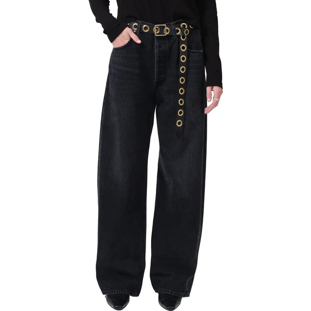 Citizens of Humanity Ayla Baggy Organic Cotton Wide Leg Jeans in Voila at Nordstrom, Size 27 | Nordstrom