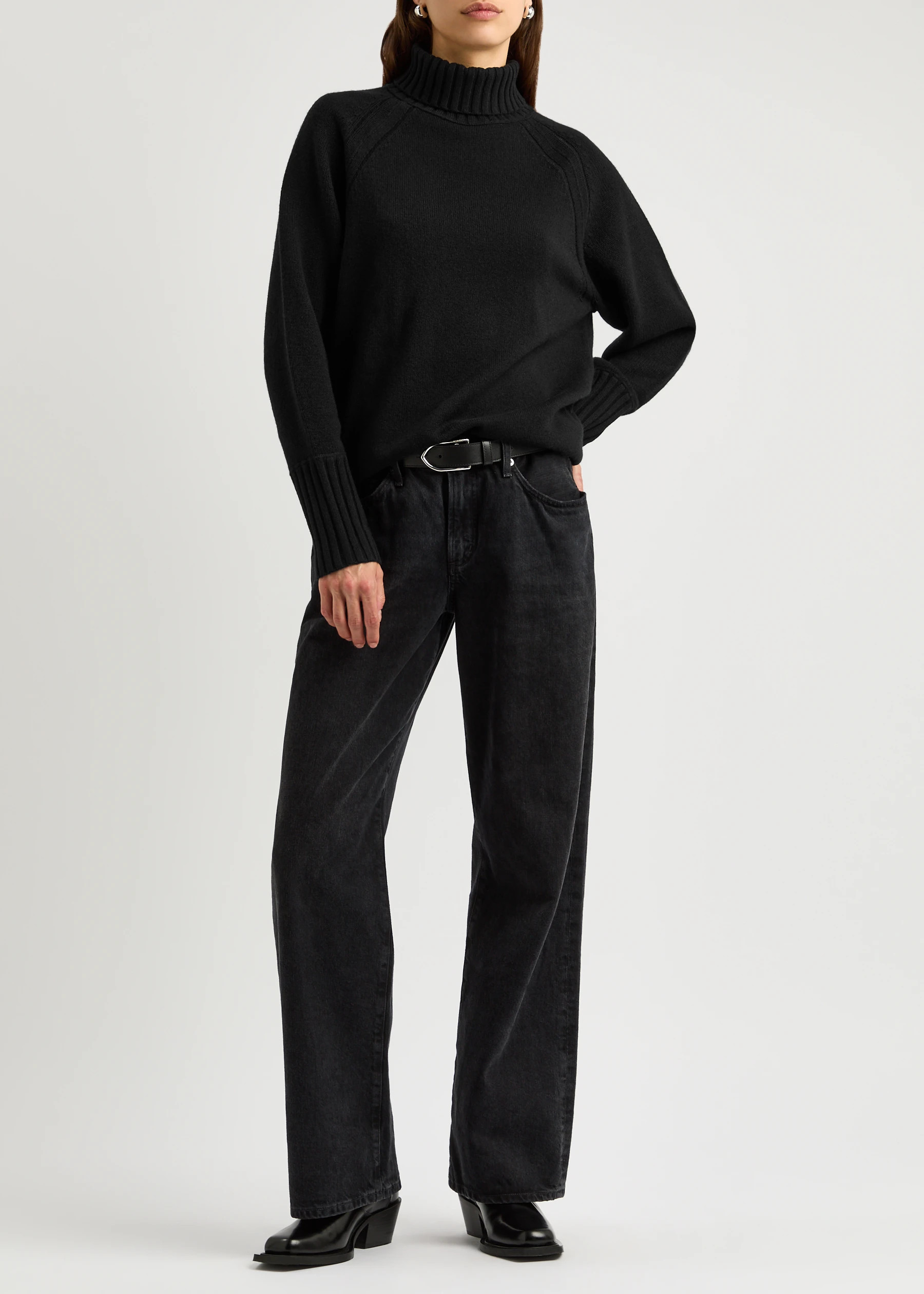 Bold Volumes roll-neck wool-blend jumper | Harvey Nichols
