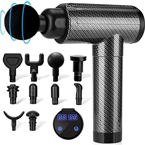 Muscle Massage Gun, Quiet Deep Tissue Percussion Back Neck Head Hammer Massager for Athletes, 30 Spe | Amazon (US)