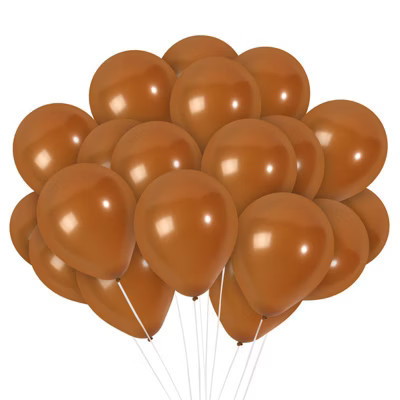 Treasures Gifted Khaki Brown Balloons - 10 Inch Latex Balloons - 100 Pack | Target