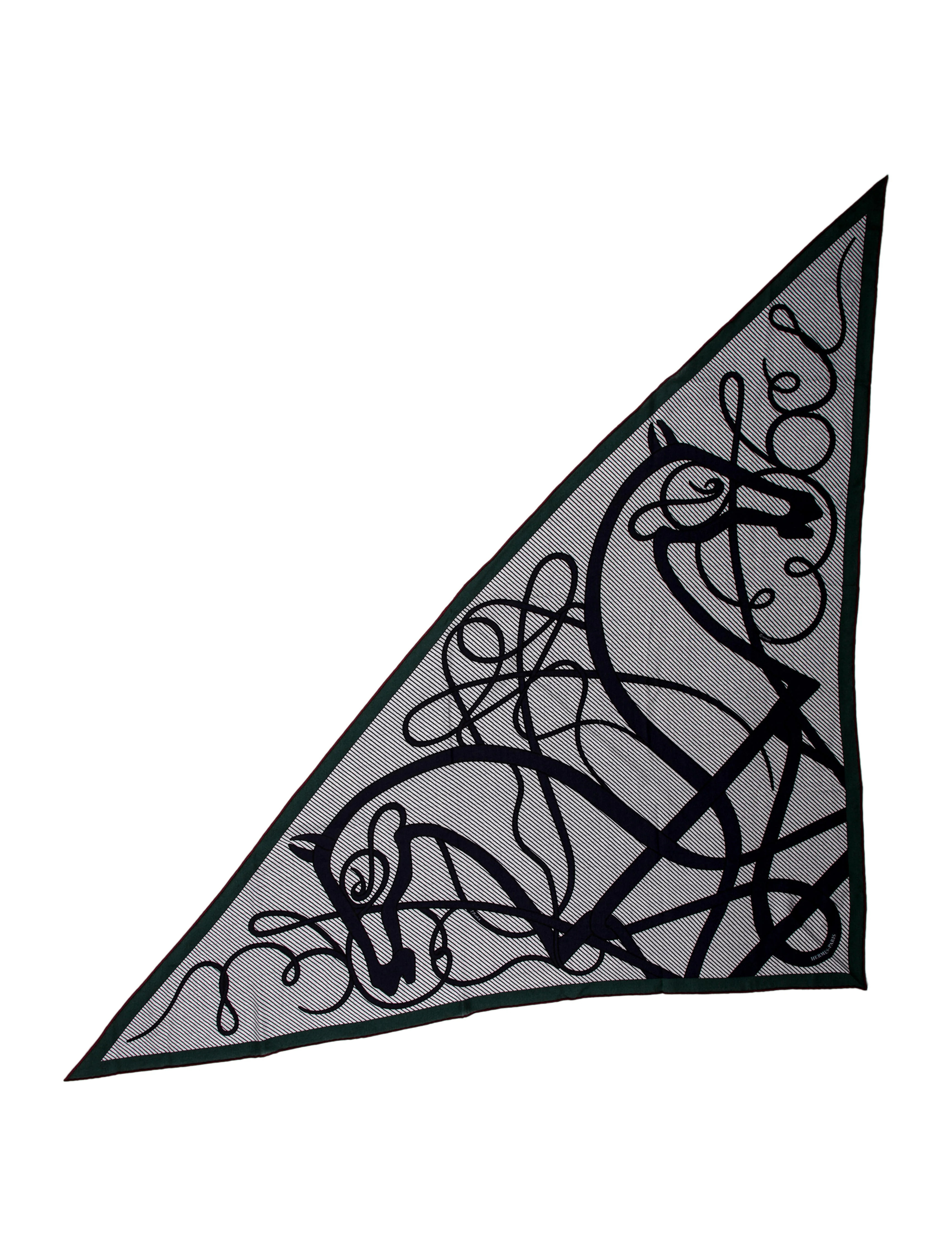 Coup de Fouet Chemise Giant Cashmere Triangle Scarf w/ Tags | The RealReal