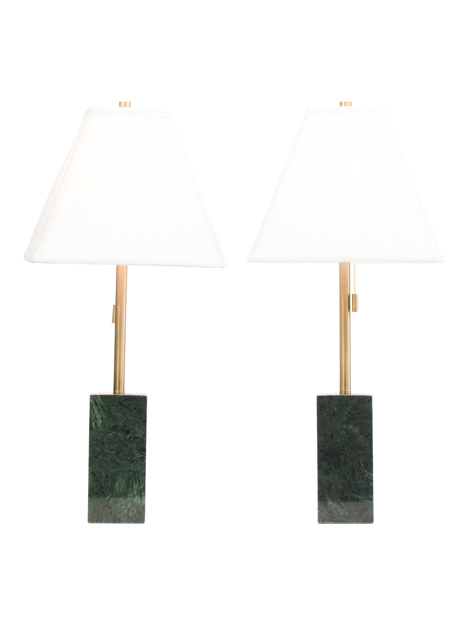 2pk 26.5in Solid Marble Base Table Lamps | TJ Maxx