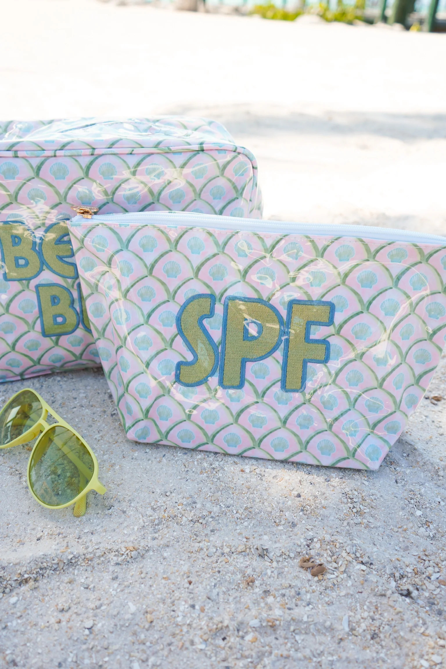 SPF - Salty Peach Clear Coat Bag | KenzKustomz