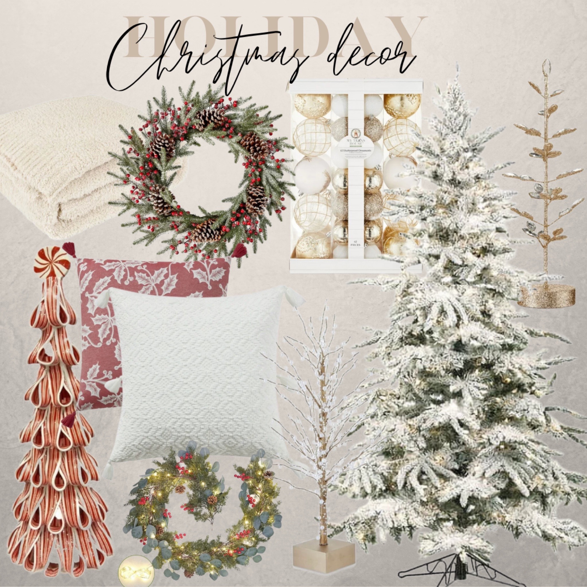 Holiday Christmas decor 

#LTKHoliday #LTKGiftGuide #LTKSeasonal