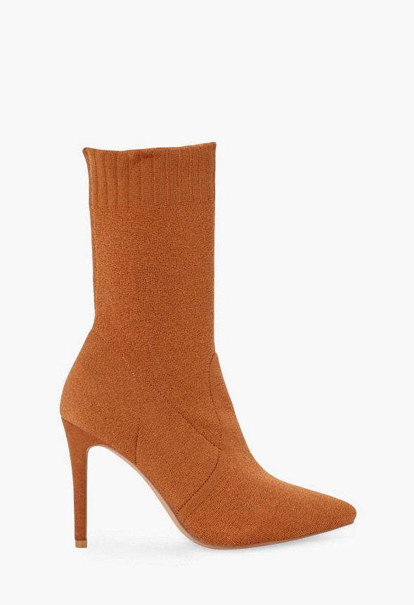 Ivy Active Knit Stiletto Bootie | JustFab