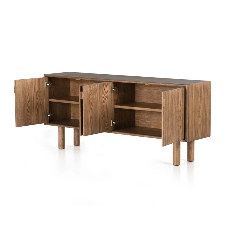Engud 74'' Solid Wood Sideboard | Wayfair North America