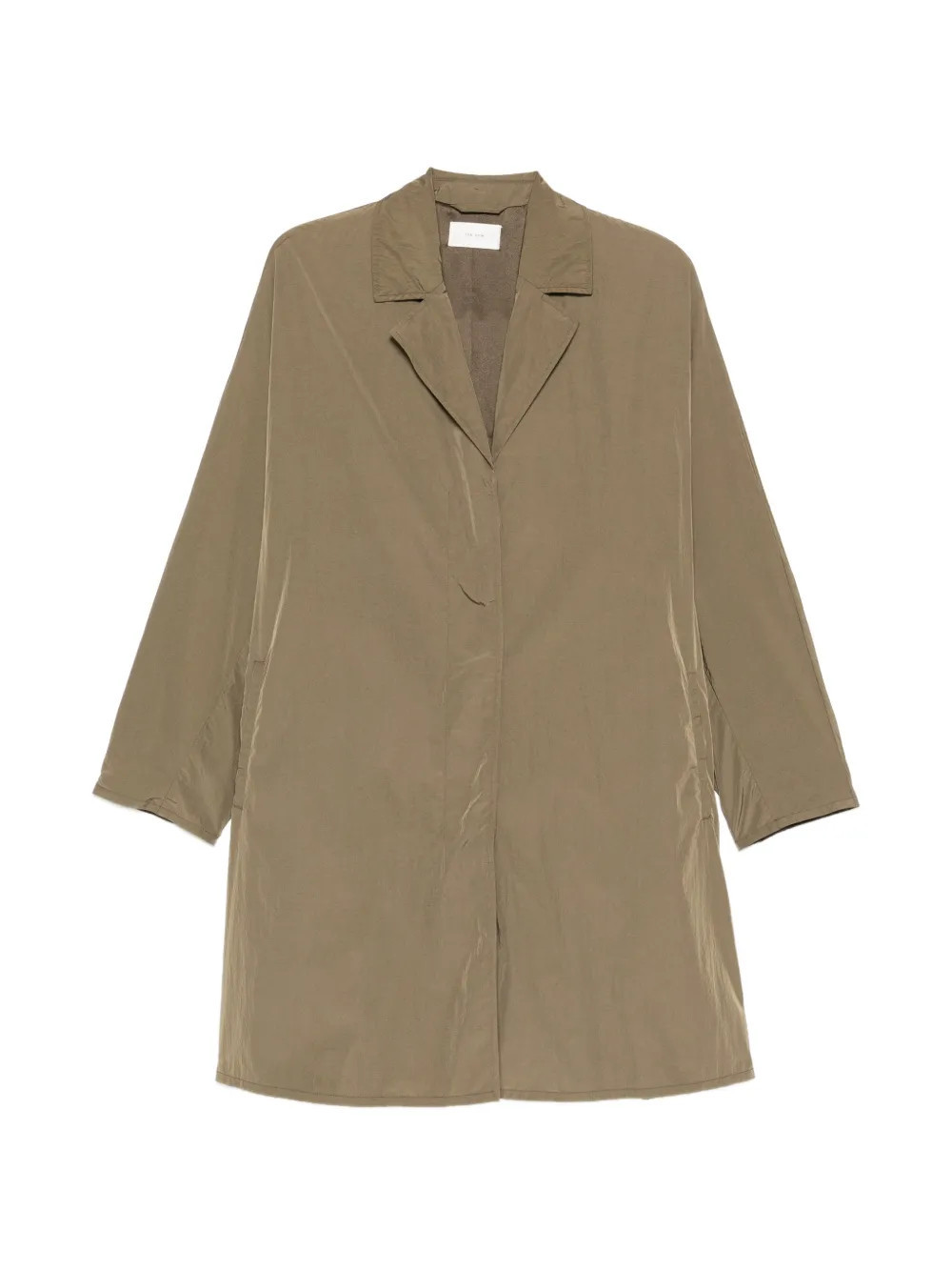 The Row Felixa collared coat - Green | Farfetch Global