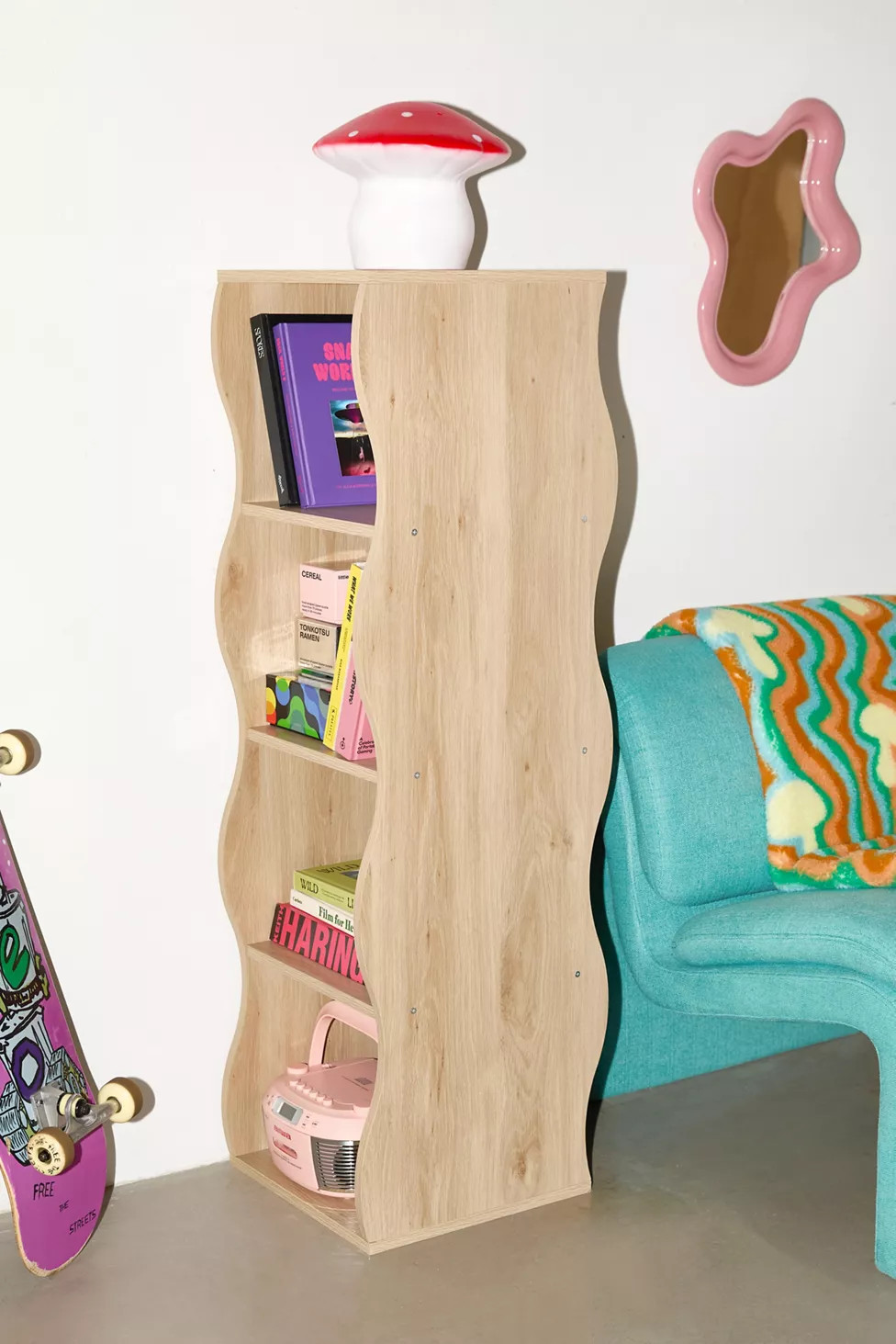 Wiggle 4-Cube Bookshelf | Urban Outfitters (US and RoW)