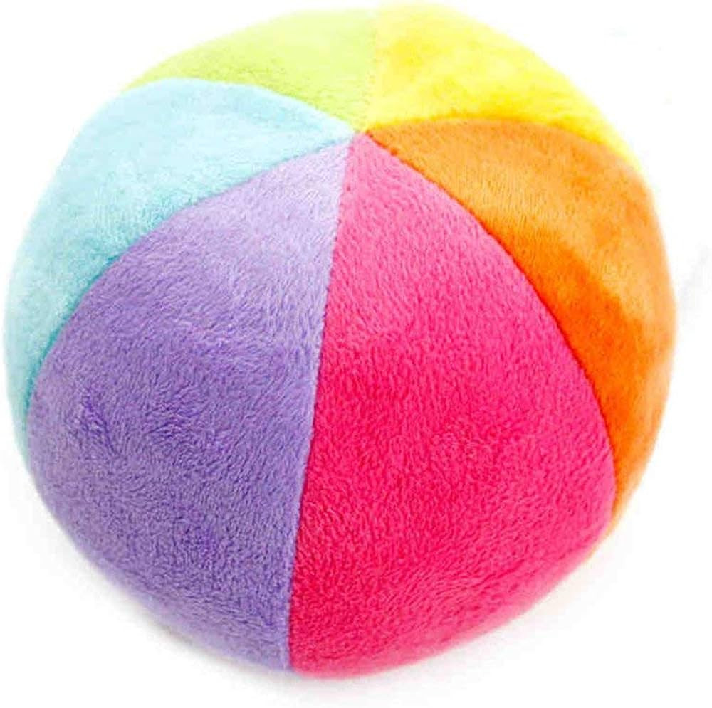 ZaH Baby Balls Rainbow Rattle Toy Small Colorful Plush Ball for Newborn Infant Toddler (Toys for ... | Amazon (US)
