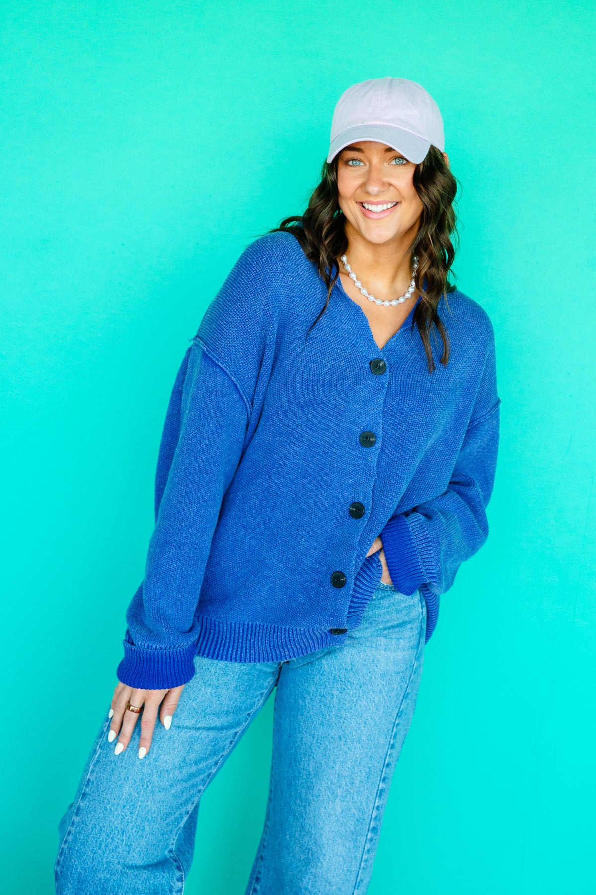 Mercy Shawl Collar Cardigan - Heliotrope | MyEllement Boutique