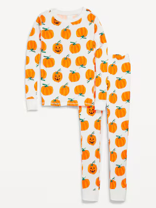 Matching Gender-Neutral Printed Snug-Fit Pajama Set for Kids | Old Navy (US)