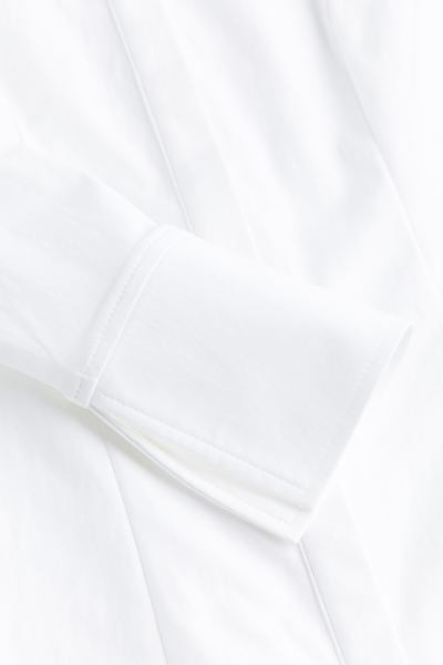 Tapered-waist shirt - White - Ladies | H&M GB | H&M (UK, MY, IN, SG, PH, TW, HK)