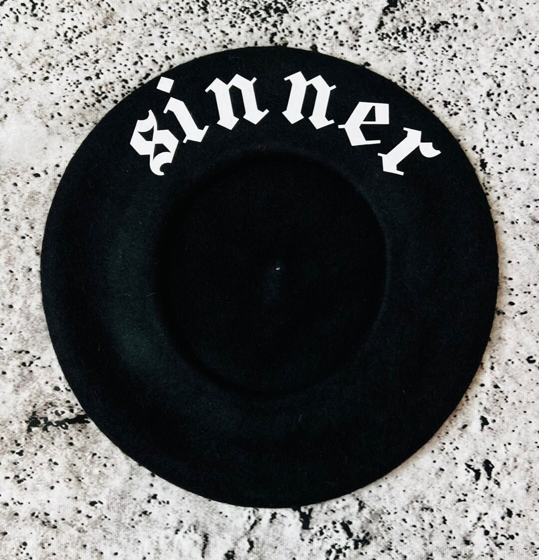 Vegan Beret Sinner B/W - Etsy | Etsy (US)